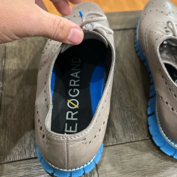 Cole Haan ZeroGrand, gray leather, size 10 1/2 - Picture 4 of 8